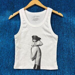Lady Gaga Fame Monster cropped tank size large